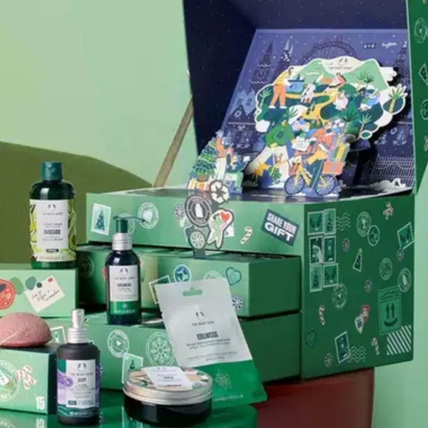 calendrier avent the body shop 2022 boite souhaits merveilles ultime