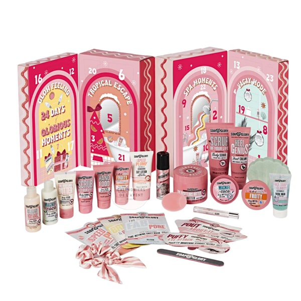 calendrier de lavent soins corps bain