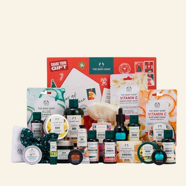 calendrier de lavent the body shop 2022 classique contenu spoiler