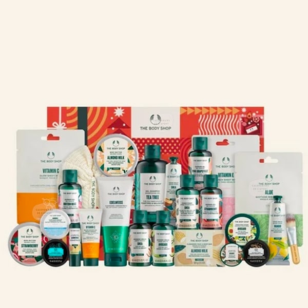 calendrier de l'avent the body shop 2023 contenu complet