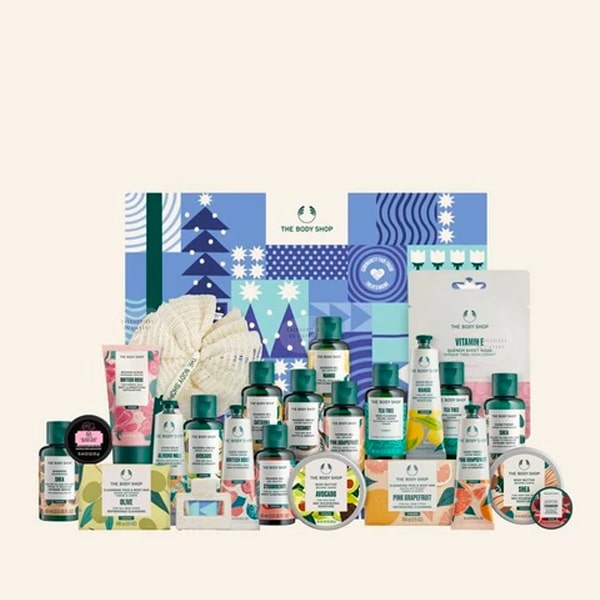 calendrier de l'avent the body shop découverte 2023 contenu