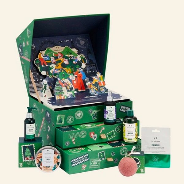 calendrier de lavent ultime the body shop 2022