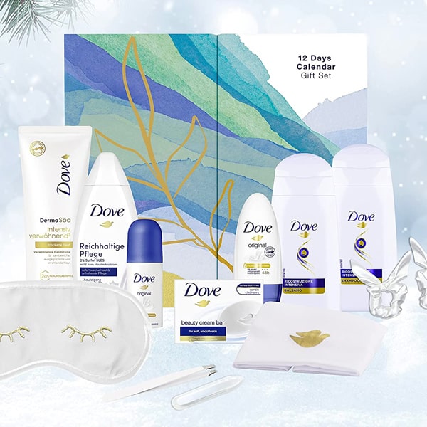calendrier de lavent dove 2021 contenu