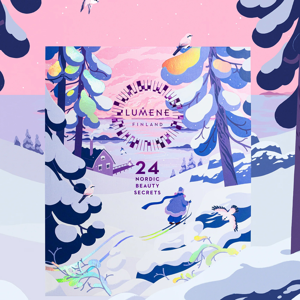calendrier de lavent lumene 2025 soin visage clean naturel