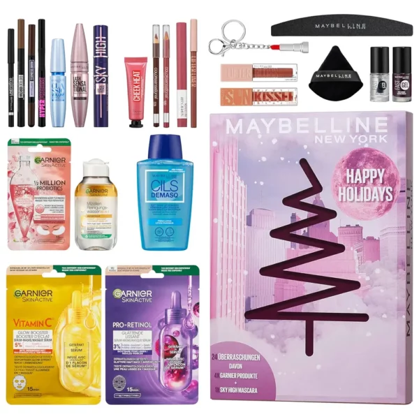 calendrier avent maybelline new york 2025 contenu detaille