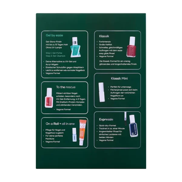 calendrier de lavent vernis essie 2025