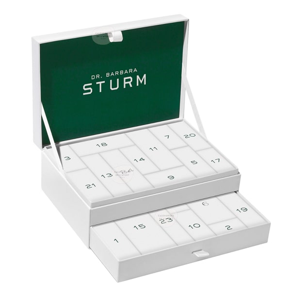 calendrier de l'avent dr barbara sturm 2023 coffret ouvert