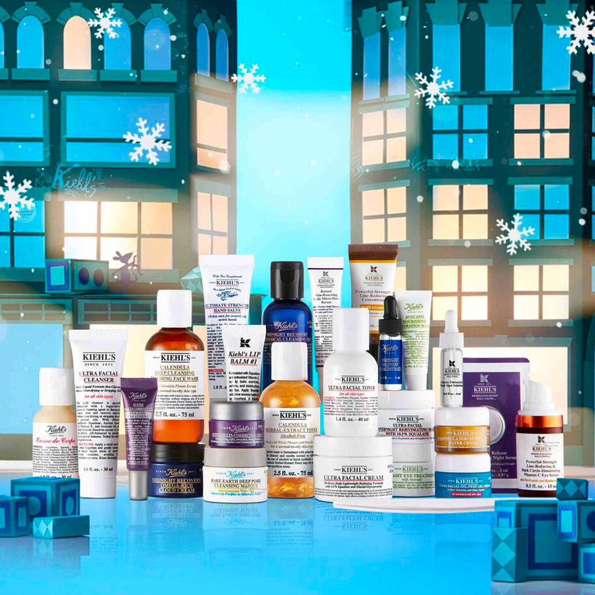 calendrier de l’avent kiehl’s 2023 cosmétique