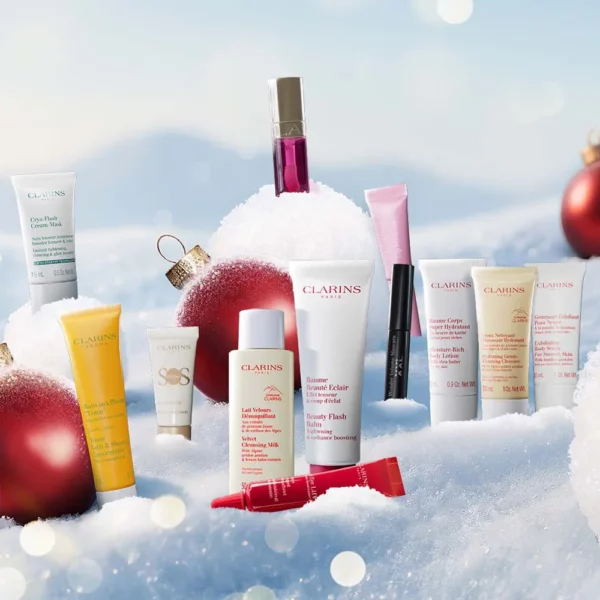 calendrier de l'avent 12 jours clarins 2025 spoiler contenu