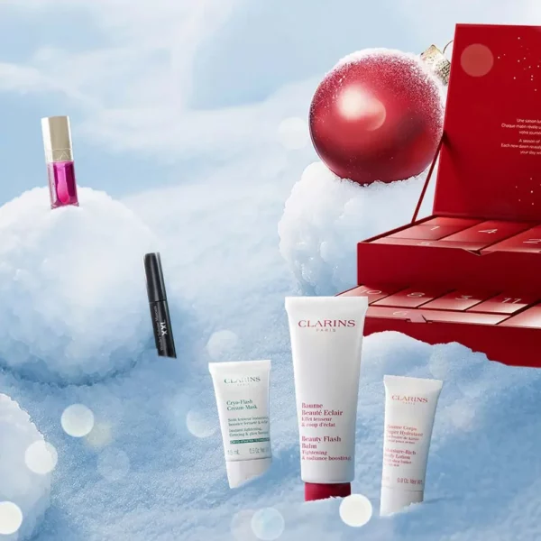 calendrier de l'avent 12 jours clarins contenu