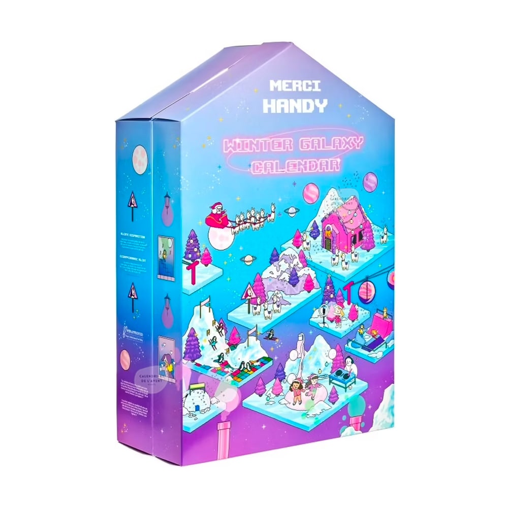 Calendrier De L'Avent 2025 Merci Handy - 24 Surprises : 16 Cosmétiques + 8 Chocolats Oacao - Édition Limitée Recyclable