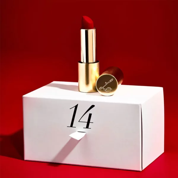 calendrier avent niche beauty 2025 maquillage rouge levres lisa eldridge