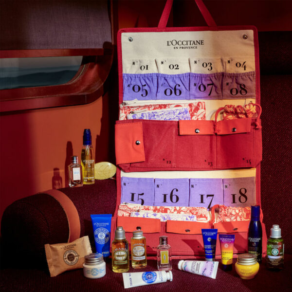 calendrier de lavent loccitane reutilisable 2024 spoiler contenu