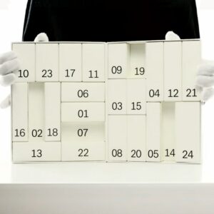 calendrier de l'avent typology 2023 coffret ouvert