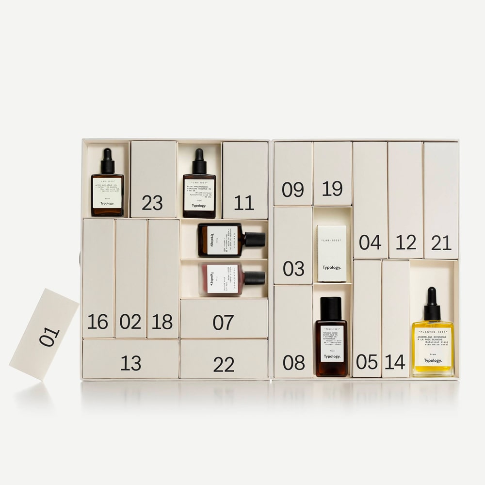 Calendrier de l'Avent Typology 2023