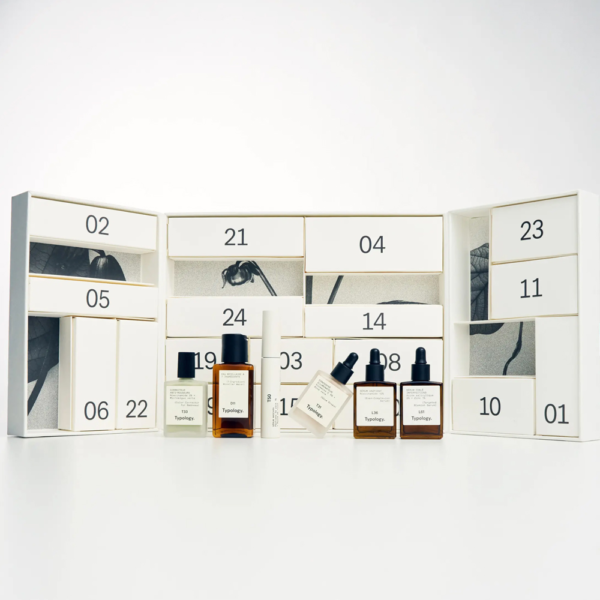 calendrier de l'avent typology 2025 contenu